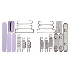 Комплект бічних кнопок корпусу для Apple iPhone 14 Pro Max (Purple)
