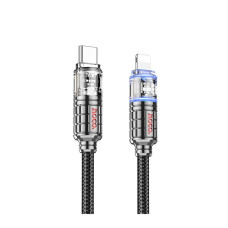 Кабель Hoco U122 Type-C – Lightning (1.2 м · 27W · 3A) (Black)