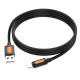 Кабель Borofone BX114 Structure USB-A – Lightning (1 м · 12W · 2.4A) (Black)