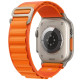 Ремешок для Apple Watch 42/44/45/49 мм Alpine Loop (Orange)