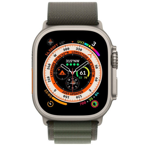 Ремешок для Apple Watch 42/44/45/49 мм Alpine Loop (Green)