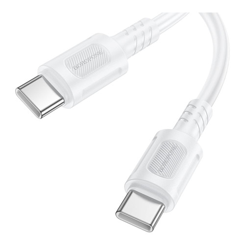 Кабель Borofone BX111 Type-C – Type-C (1 м · 60W · 3A) (White)