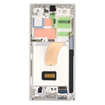 Дисплей для Samsung S918 Galaxy S23 Ultra с тачскрином в рамке (Beige) (Original)