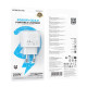 Сетевое зарядное устройство Borofone BAS44A Potential USB-A+USB-C (20W · 3A) (White)