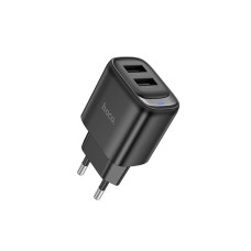 Сетевое зарядное устройство Hoco C141A 2xUSB-A (10.5W · 2.1A) (Black)