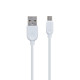 Кабель Borofone BX14 USB-A – Micro-USB (2 м · 12W · 2.4A) (White)