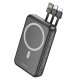 Повербанк Hoco DB59 Magnetic Guardian 22.5W PD20W 15W (10000 mAh) (Black)