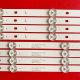 Прямая подсветка для телевизора 50″ JS-D-JP50DM-102ED00804 (4 планки по 988 мм, 10 LED, линза 15,5 мм, 6 В)