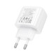Сетевое зарядное устройство Hoco CS54A USB-A+USB-C (20W · 3A) (White)