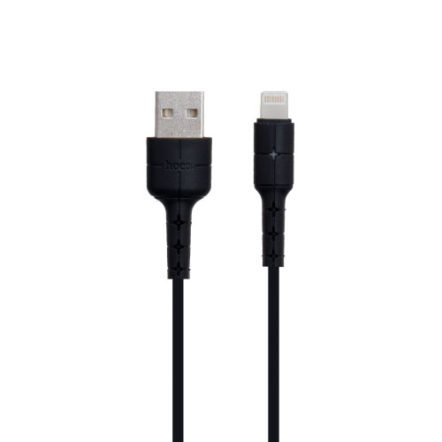 Кабель Hoco X30 Star USB-A – Lightning (1.2 м · 12W · 2A) (Black)