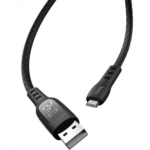 Кабель Hoco S6 Sentinel USB-A – Micro-USB (1.2 м · 12W · 2.4A) (Black)