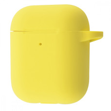 Чехол для AirPods 1/2 Silicone Case New (Yellow)
