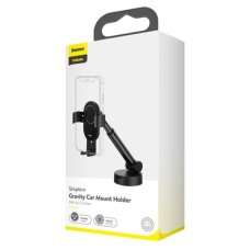 Автотримач Baseus Simplism Gravity Car Mount With Suction Base (Black)