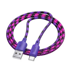 Кабель Hoco X116 Meridian USB-A – Type-C (1 м · 15W · 3A) (Purple)