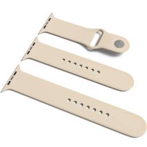 Ремешок для Apple Watch 42/44/45/49 мм Band Silicone, 2 шт (Antique White)
