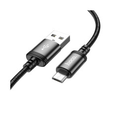 Кабель Hoco X91 USB-A – Micro-USB (3 м · 12W · 2.4A) (Black)