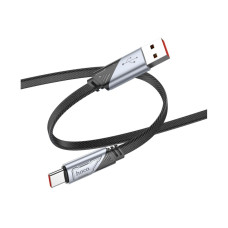 Кабель Hoco U119 USB-A – Type-C (1.2 м · 27W · 5A) (Black)
