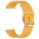 Ремешок универсальный 20 мм Silicone Wavy для Amazfit, Samsung, Huawei (Yellow)