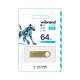 Флешка Wibrand Puma 64GB USB 2.0 (Gold)