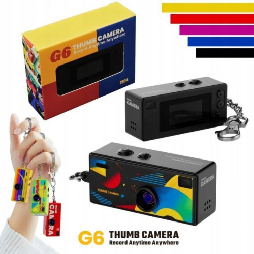 Мини-камера брелок Digital Thumb Camera FHD 1080P (8G Card + Card Reader) (Black)