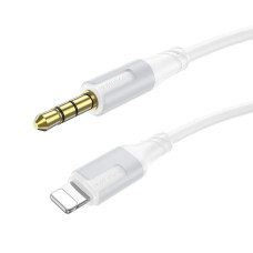 Аудиокабель AUX Borofone BL19 Lightning – 3.5 мм (1 м) (White)