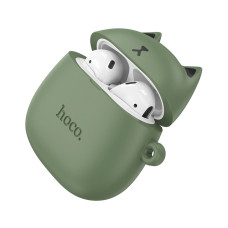 Наушники Bluetooth Hoco EW45 Cat TWS (Forest Green)