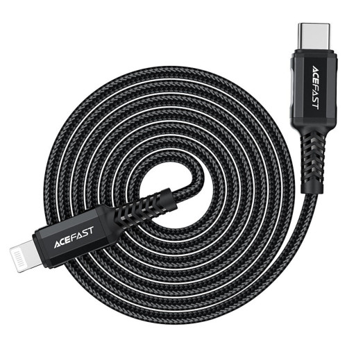 Кабель Acefast C4-01 Type-C – Lightning (1.8 м · 30W · 3A) (Black)
