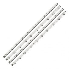 Прямая подсветка для телевизора Samsung 32″ BN96-21476A (4 планки по 580 мм, 10 LED, линза 15,5 мм, 3 В)
