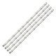 Прямая подсветка для телевизора Samsung 32″ BN96-21476A (4 планки по 580 мм, 10 LED, линза 15,5 мм, 3 В)
