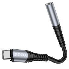 Переходник Hoco LS33 Type-C – 3.5 мм (Metal Gray)