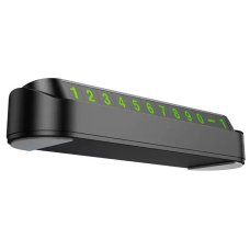 Автотабличка з номером телефону Hoco DPH02 (Black)
