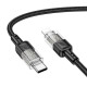 Кабель Hoco U129 Type-C – Lightning (1.2 м · 27W · 3A) (Black)
