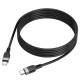 Кабель Hoco X109 Type-C – Type-C (2 м · 60W · 3A) (Black)