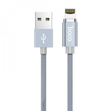 Кабель Hoco U40A Magnetic USB-A – Lightning (1 м · 10W · 2A) (Gray)