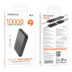 Повербанк Borofone BJ30 Starlight 22.5W PD20W (10000 mAh) (Black)