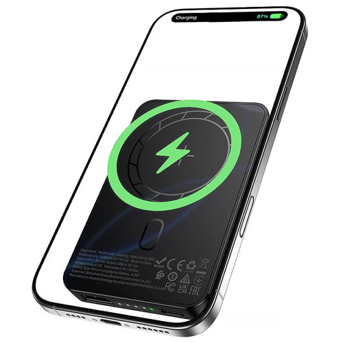 Повербанк Borofone BJ82 Magnetic 10W (5000 mAh) (Black)