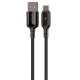 Кабель Proove Dense Metal USB-A – Type-C (2 м · 12W · 2.4A) (Black)