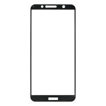 Защитное стекло в тех упаковке для Huawei Y6 (2018) (Full Glue) (0.3 мм, 2.5D) (Black)