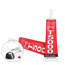 Клей силиконовый Zhanlida T5000 – в тюбике с дозатором (50 ml) (White)