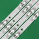 Пряма підсвітка для телевізора Changhong 58″ LB-580U18-EF8-R-G01-XRD1 (4 планки по 1145 мм, 12 LED, лінза 17 мм, 3 В)
