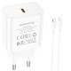Сетевое зарядное устройство Borofone BA71A USB-C (20W · 3A) с кабелем Type-C – Lightning (White)