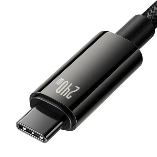 Кабель Baseus Tungsten Gold Type-C – Type-C (1 м · 240W) (Black)