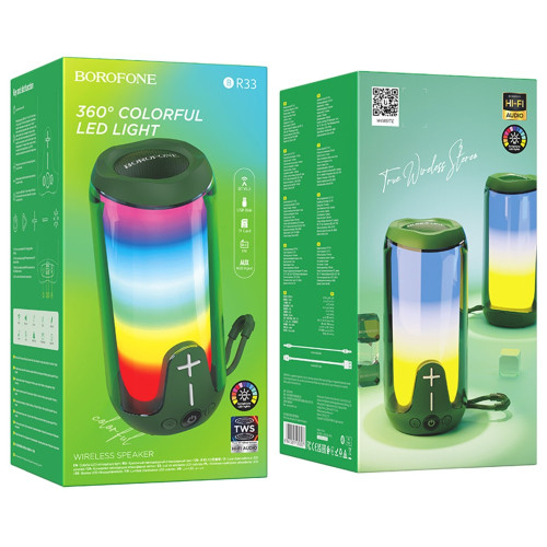 Bluetooth колонка Borofone BR33 (Dark Green)