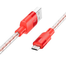 Кабель Hoco X99 USB-A – Micro-USB (1 м · 12W · 2.4A) (Red)