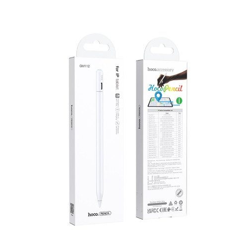 Стилус Hoco GM112 Intelligent для iPad white