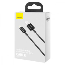 Кабель Baseus Superior Series Fast Charging Type-C – Lightning (2 м · 20W · 2.4A) (CATLYS-C01) (Black)
