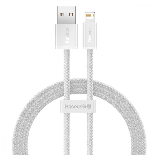 Кабель Baseus Dynamic Series USB-A – Lightning (1 м · 12W · 2.4A) (CALD000402) (White)