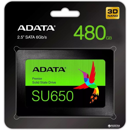 SSD-накопитель ADATA Ultimate SU650 480GB 2.5 SATA III