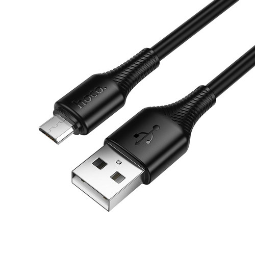 Кабель Hoco X120 USB-A – Micro-USB (1 м · 12W · 2.4A) (Black)