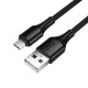 Кабель Hoco X120 USB-A – Micro-USB (1 м · 12W · 2.4A) (Black)